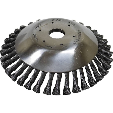 Stens Wire Weed Brush 1" Bore Size, Cup Brush, conical shape, Minimum 1.6 HP 385-712